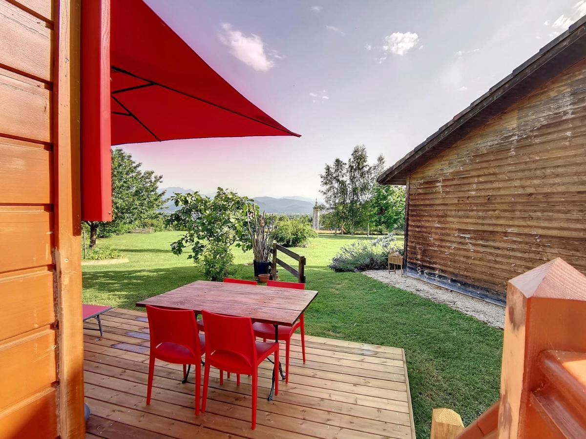 Gasthaus La Roulotte Du Cagire - 4 Pers - Pyrenees Villeneuve-de-Rivière Exterior foto